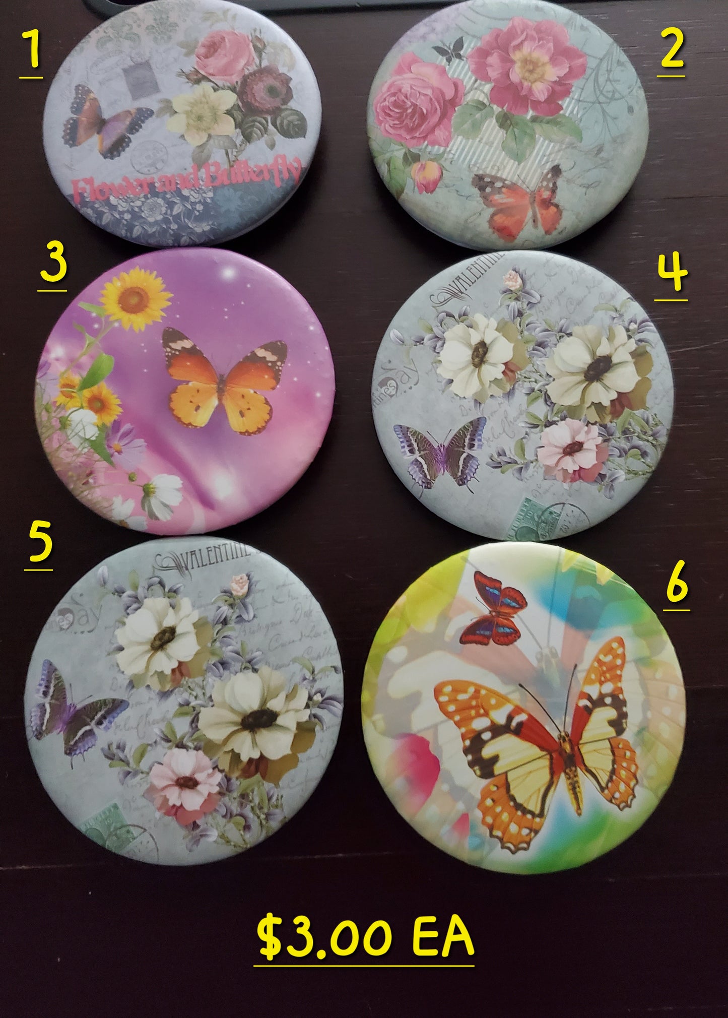 Key Chain Pocket Mirror