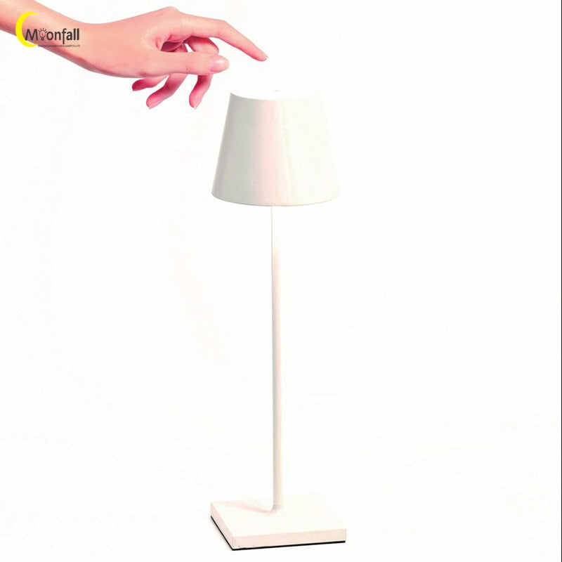 Cmoonfall Led Rechargeable Nordic Table Lamps for Bedroom Desk Decoration Lampe De Chevet Study Night Lights Luminaria Mesa
