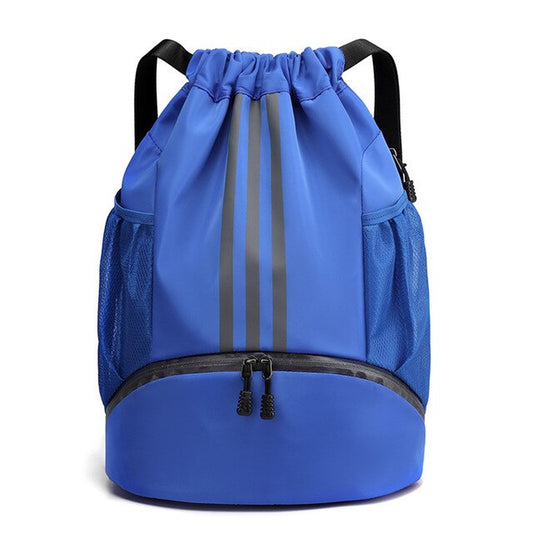 Drawstring Beam Mouth Basketball Bag Simple Outdoor Sports Yoga Exercise Backpack Football Bag Student Backpack Ball String Bag