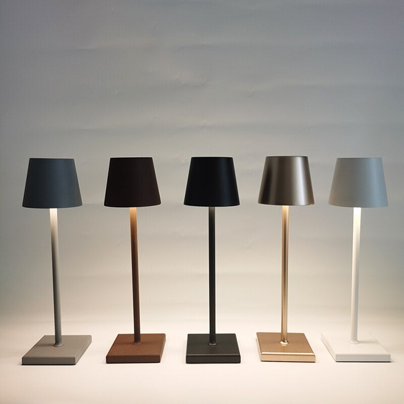 Cmoonfall Led Rechargeable Nordic Table Lamps for Bedroom Desk Decoration Lampe De Chevet Study Night Lights Luminaria Mesa