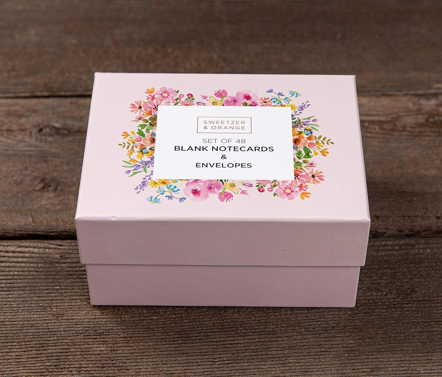 Blank Cards with Envelopes - 48 Floral Blank Note Cards with Envelopes – 4 Assorted Cards for All Occasions! Blank Notecards and Envelopes Stationary Set for Personalized Greeting Cards-4X5.5"