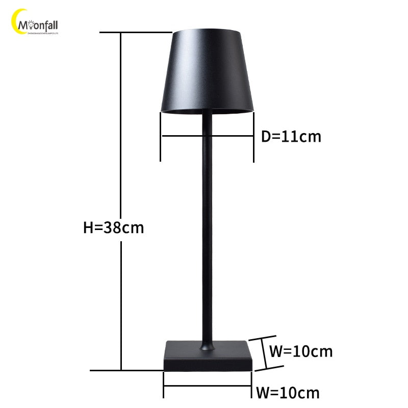 Cmoonfall Led Rechargeable Nordic Table Lamps for Bedroom Desk Decoration Lampe De Chevet Study Night Lights Luminaria Mesa