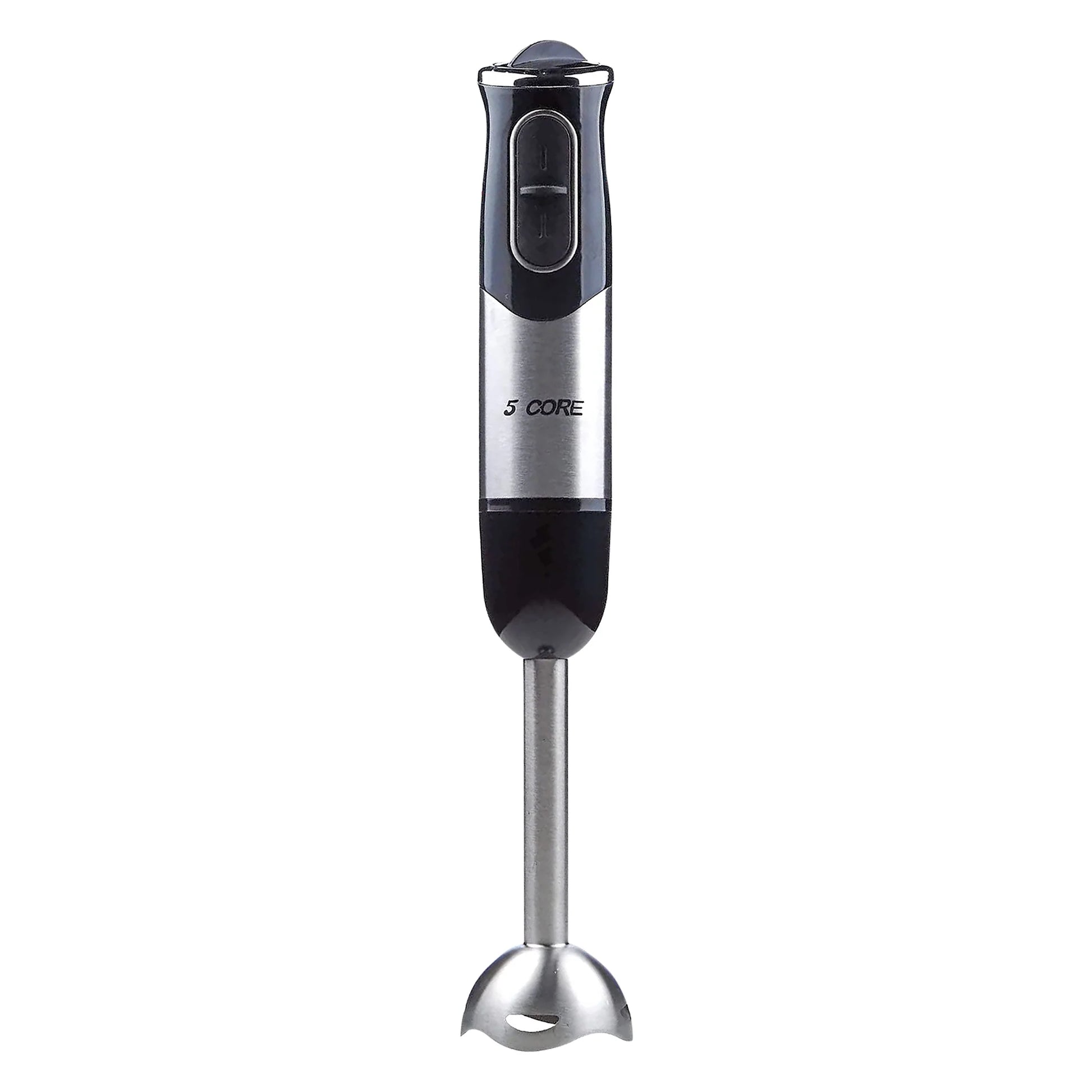 5 Core Powerful Immersion Blender| 500 Watt Multi-Purpose Hand Blender Heavy Duty Copper Motor Brushed Stainless Steel| for Soup, Smoothie, Puree, Baby Food, 304 Stainless Steel Blades- HB 1510