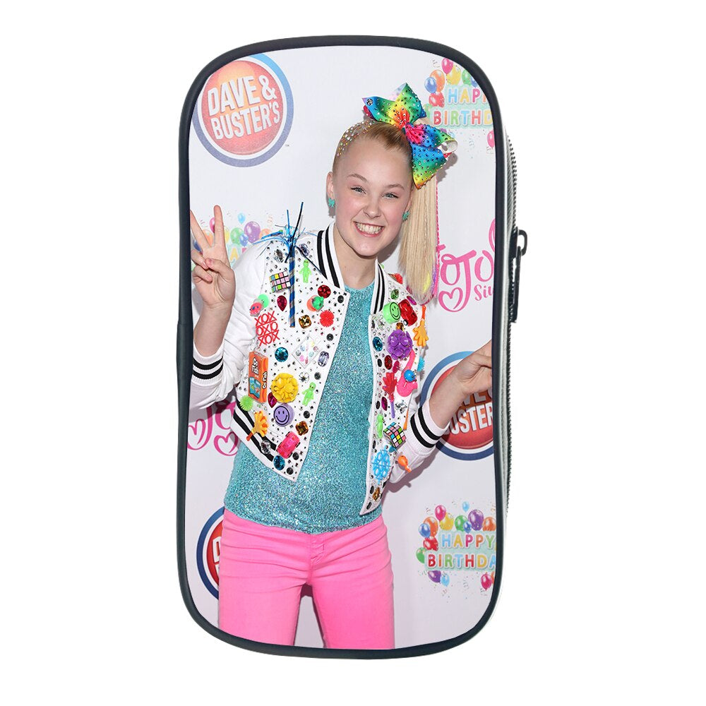 Kids Pencil Case Jojo Siwa Children'S Pencil Holder Students School Stationary Penbags Jojo Siwa Cute Pencil Case