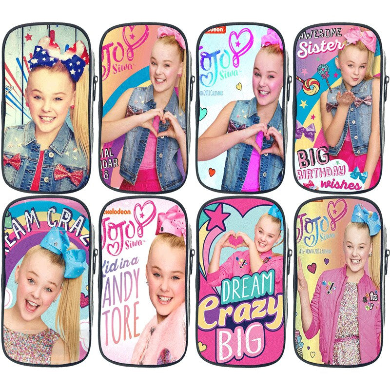 Kids Pencil Case Jojo Siwa Children'S Pencil Holder Students School Stationary Penbags Jojo Siwa Cute Pencil Case